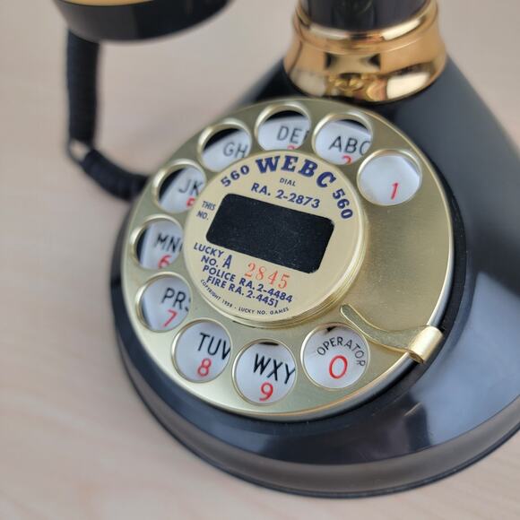 Vintage Candle Stick Rotary Dial Telephone - Picture 2 of 12